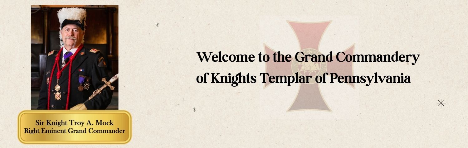 Welcome with Templar Cross